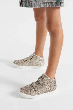 Seed Heritage Sneakers & Trainers-Glitter Tab High Top Gold