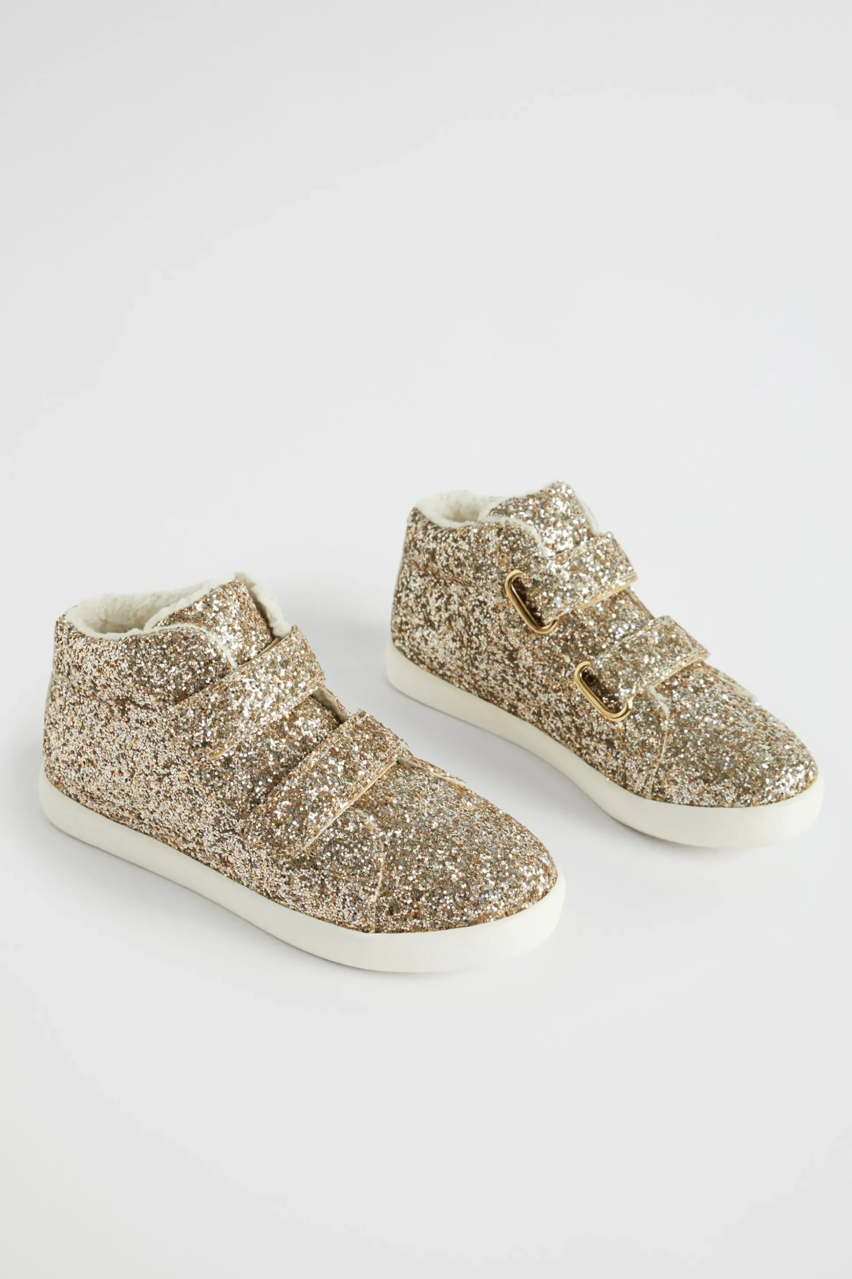 Seed Heritage Sneakers & Trainers-Glitter Tab High Top Gold