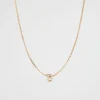 Seed Heritage Jewellery-Gold Initial Necklace B