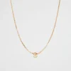 Seed Heritage Jewellery-Gold Initial Necklace S
