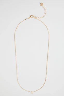 Seed Heritage Jewellery-Gold Initial Necklace B