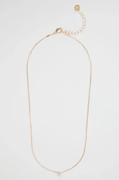 Seed Heritage Jewellery-Gold Initial Necklace R
