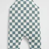 Seed Heritage Knitwear & Sweaters-Grid Check Overall Forest