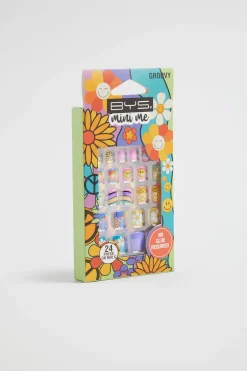 Seed Heritage Beauty & Lips & Nails-Groovy Press On Nails Multi