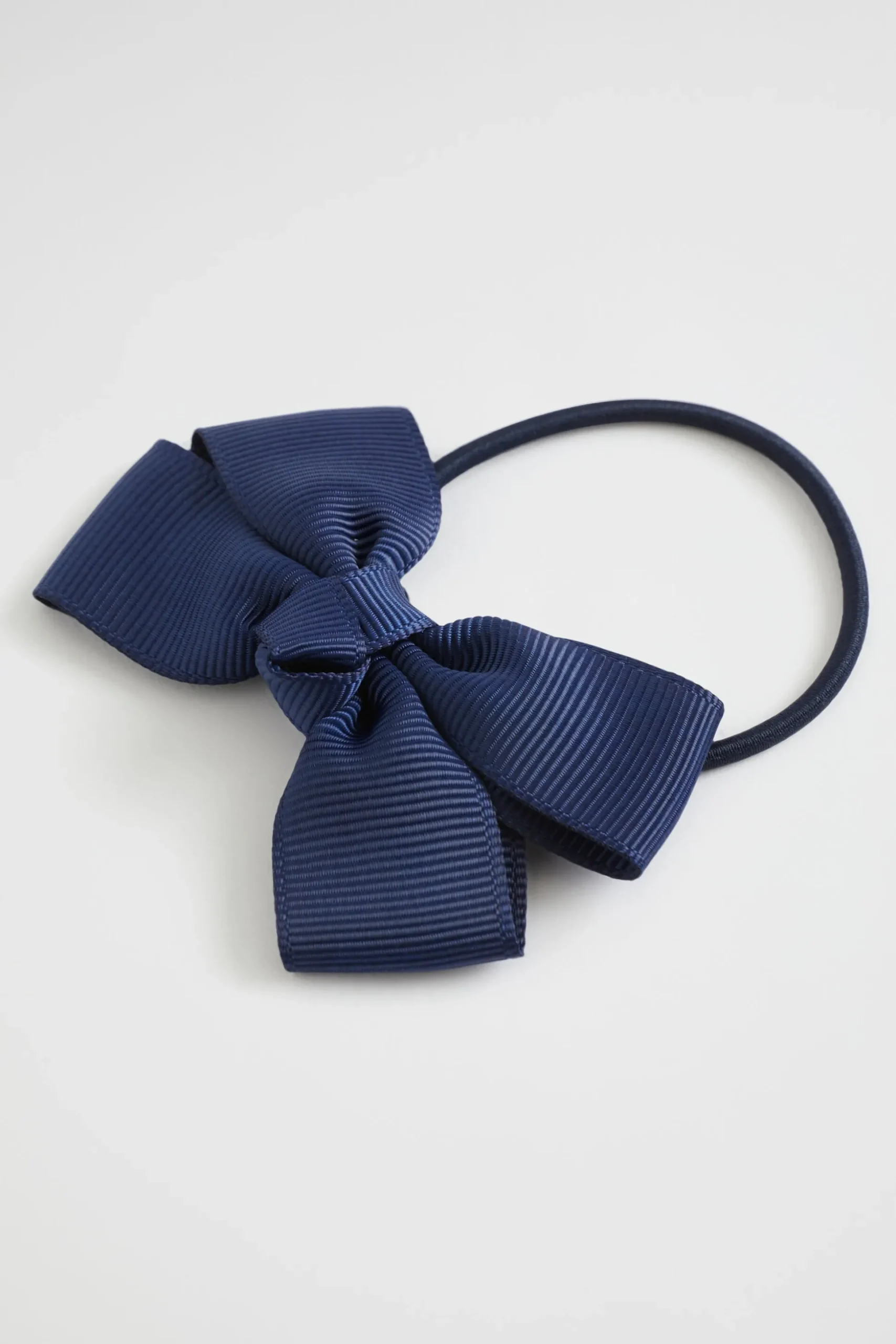 Seed Heritage Hair Accessories-Grosgrain Bow Hair Elastic Navy