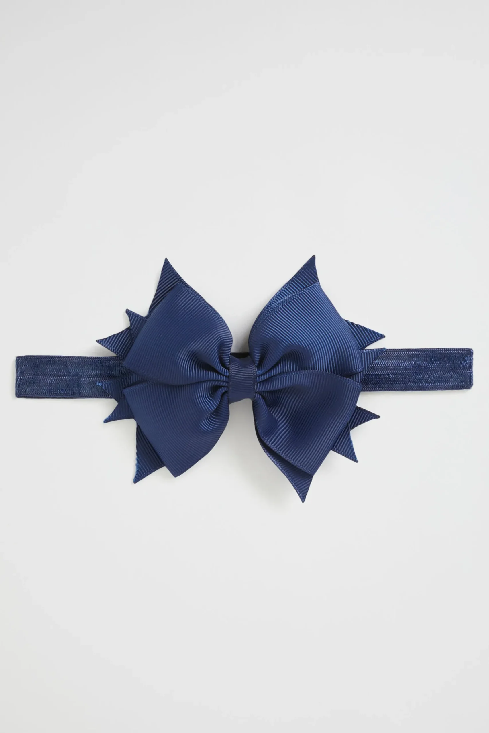 Seed Heritage Hair Accessories-Grosgrain Bow Headband Navy