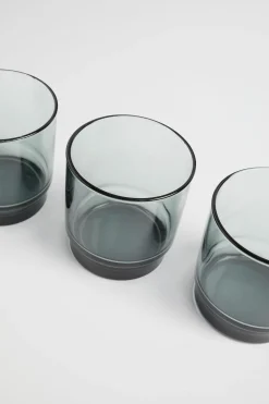 Seed Heritage Kitchen & Dining-Haim Glasses Set Of 4 Smoke