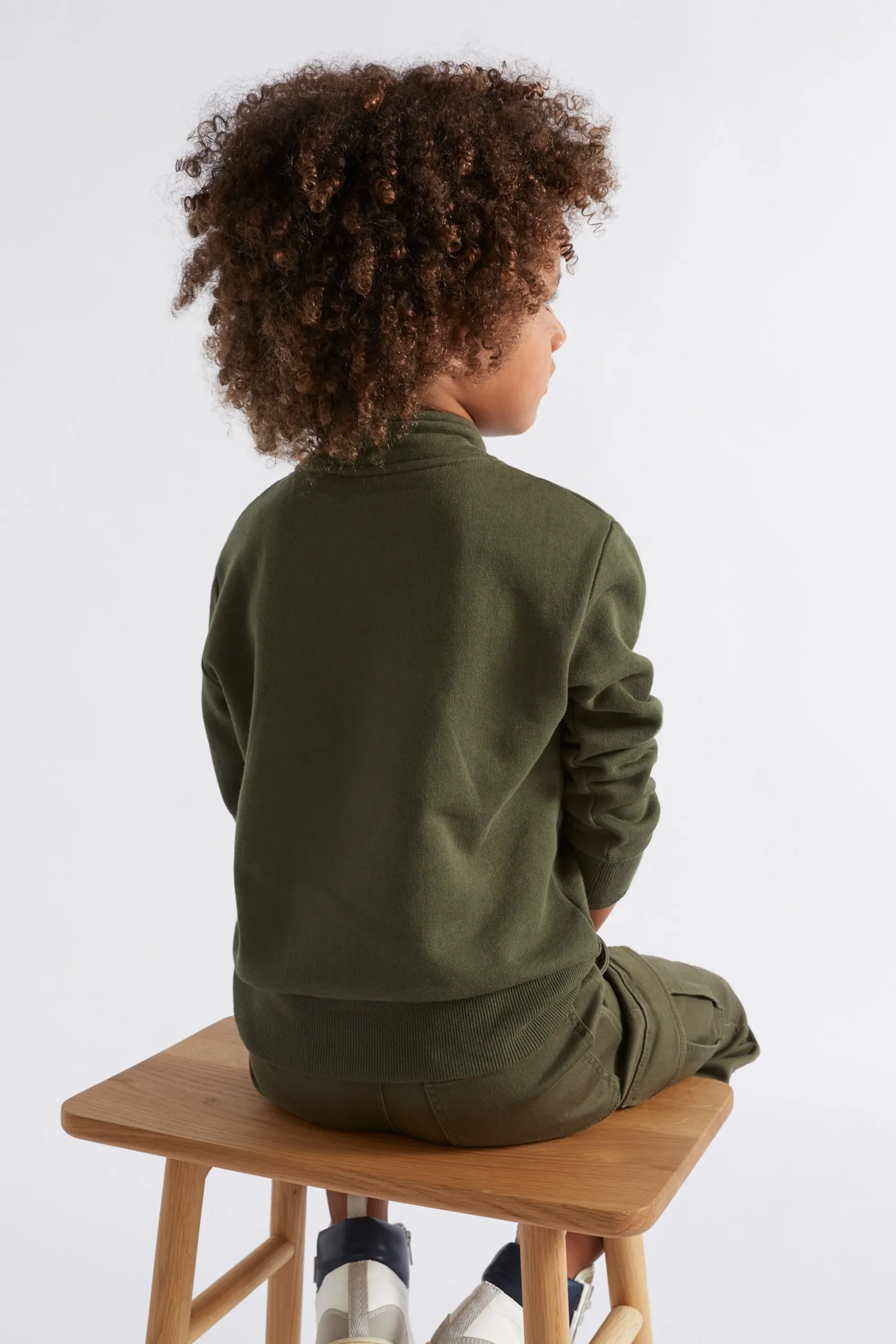 Seed Heritage Knitwear & Sweaters-Half Zip Sweat Pine