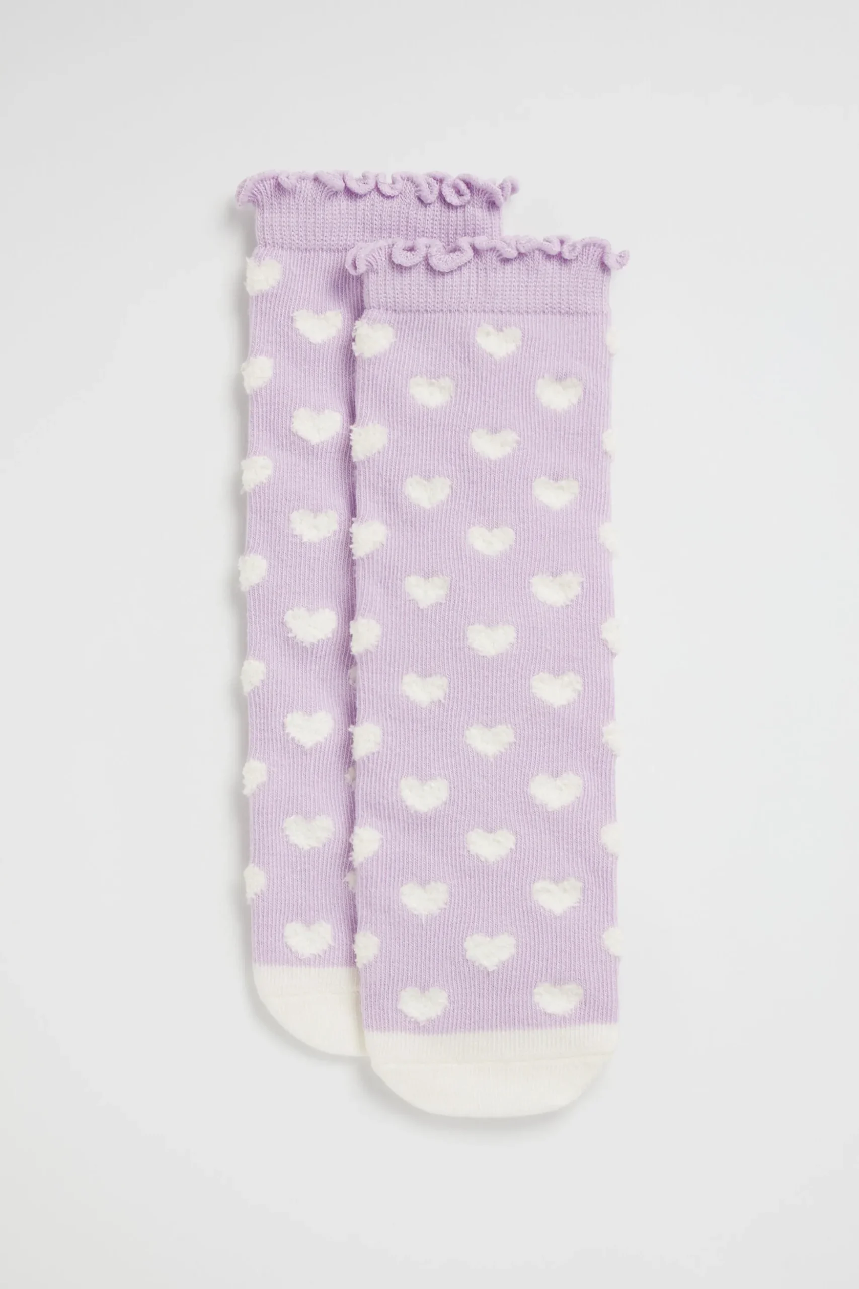 Seed Heritage Socks-Heart Sock Orchid