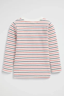 Seed Heritage T-Shirts & Tops-Henley Rib Tee Canvas