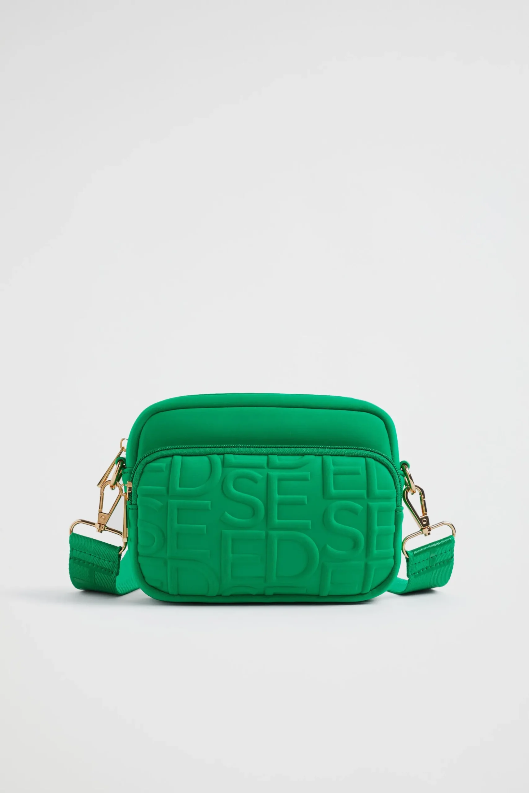 Seed Heritage Bags-Heritage Double Pocket Cross Body Green