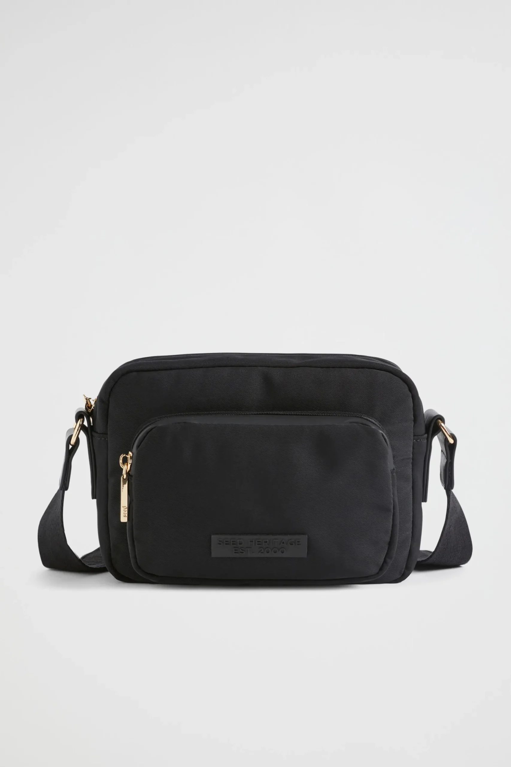 Seed Heritage Cross Body-Heritage Logo Camera Bag Black