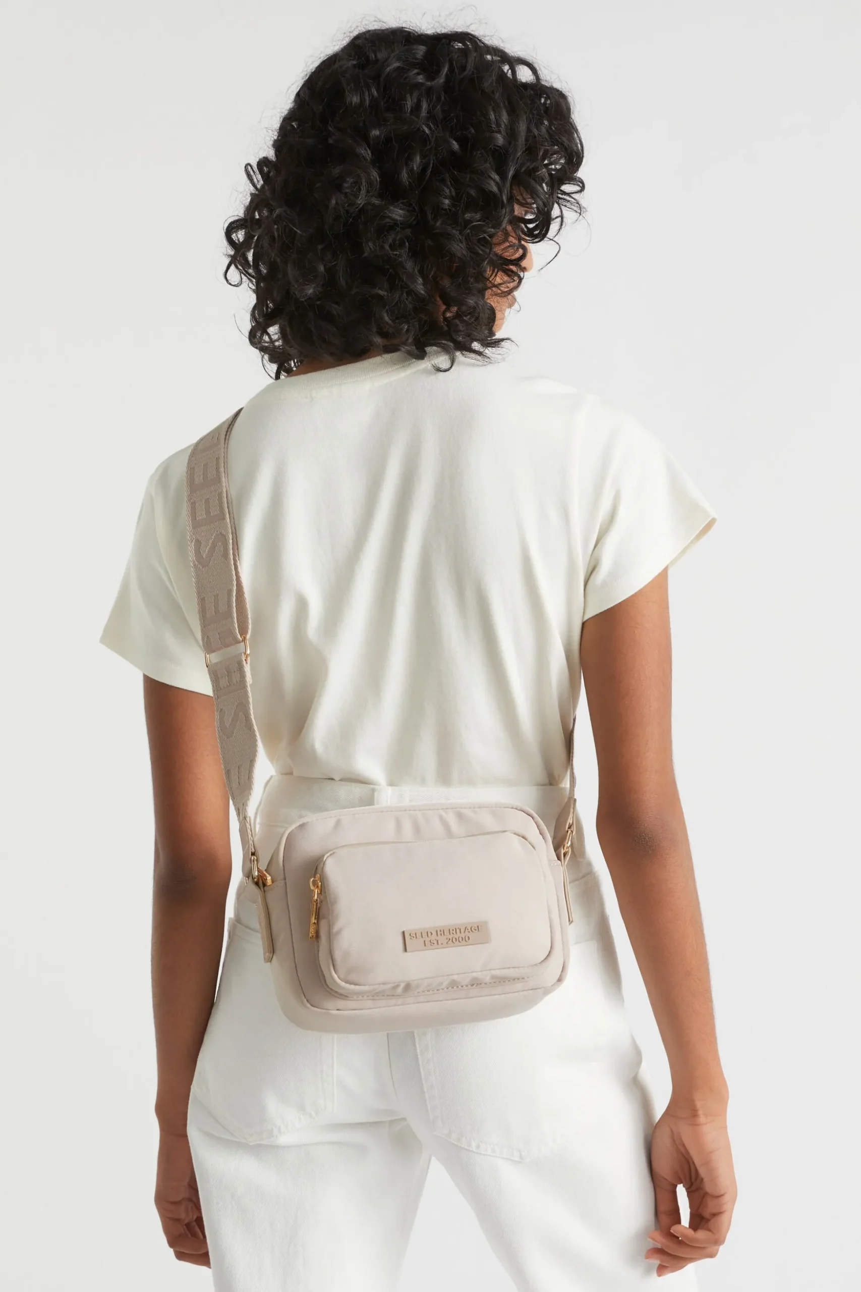 Seed Heritage Cross Body-Heritage Logo Camera Bag Light Storm