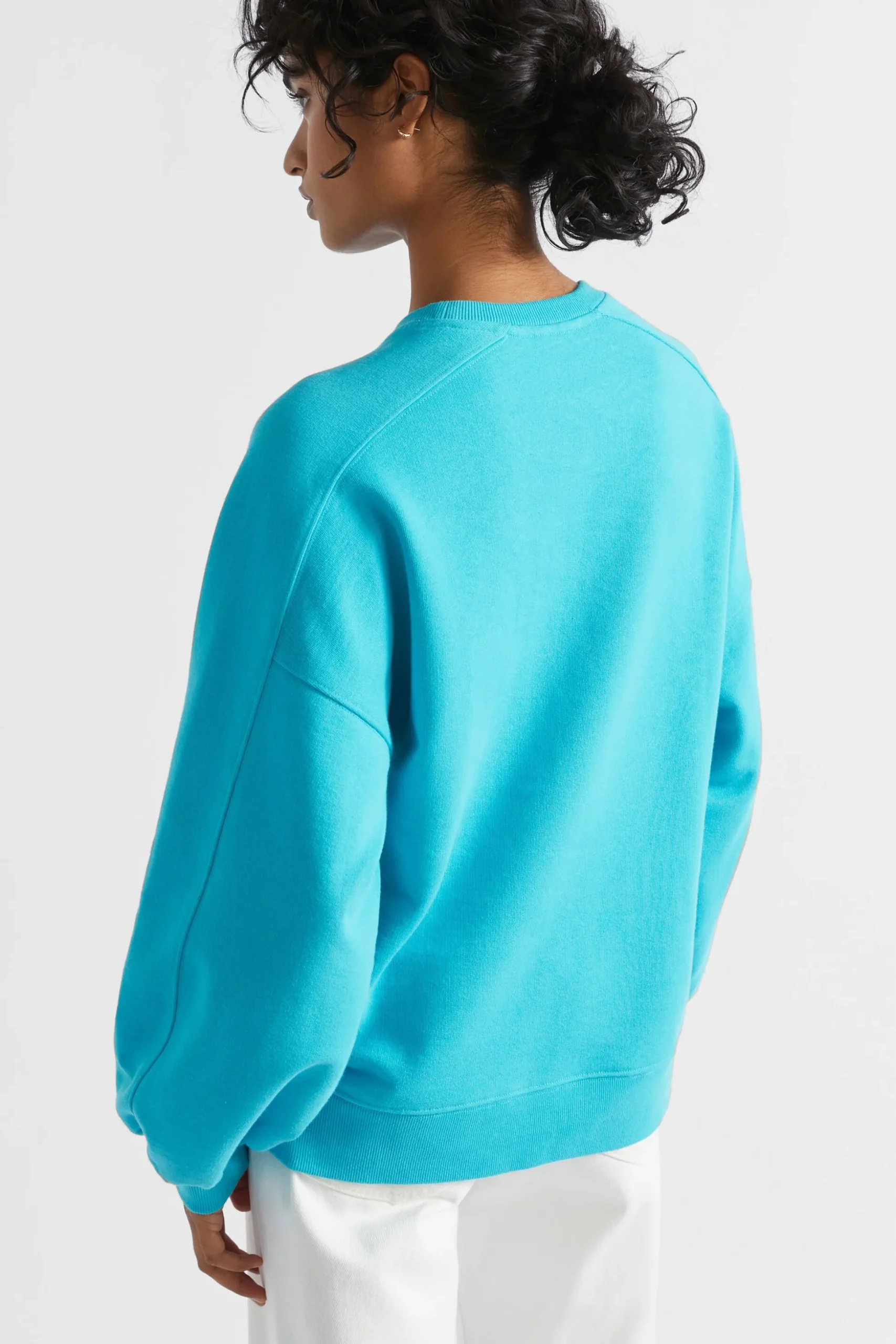 Seed Heritage Knitwear & Sweaters-Heritage Logo Crew Sweat Peacock Blue