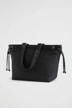 Seed Heritage Beach Bags-Heritage Logo Tote Black