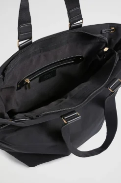 Seed Heritage Beach Bags-Heritage Logo Tote Black