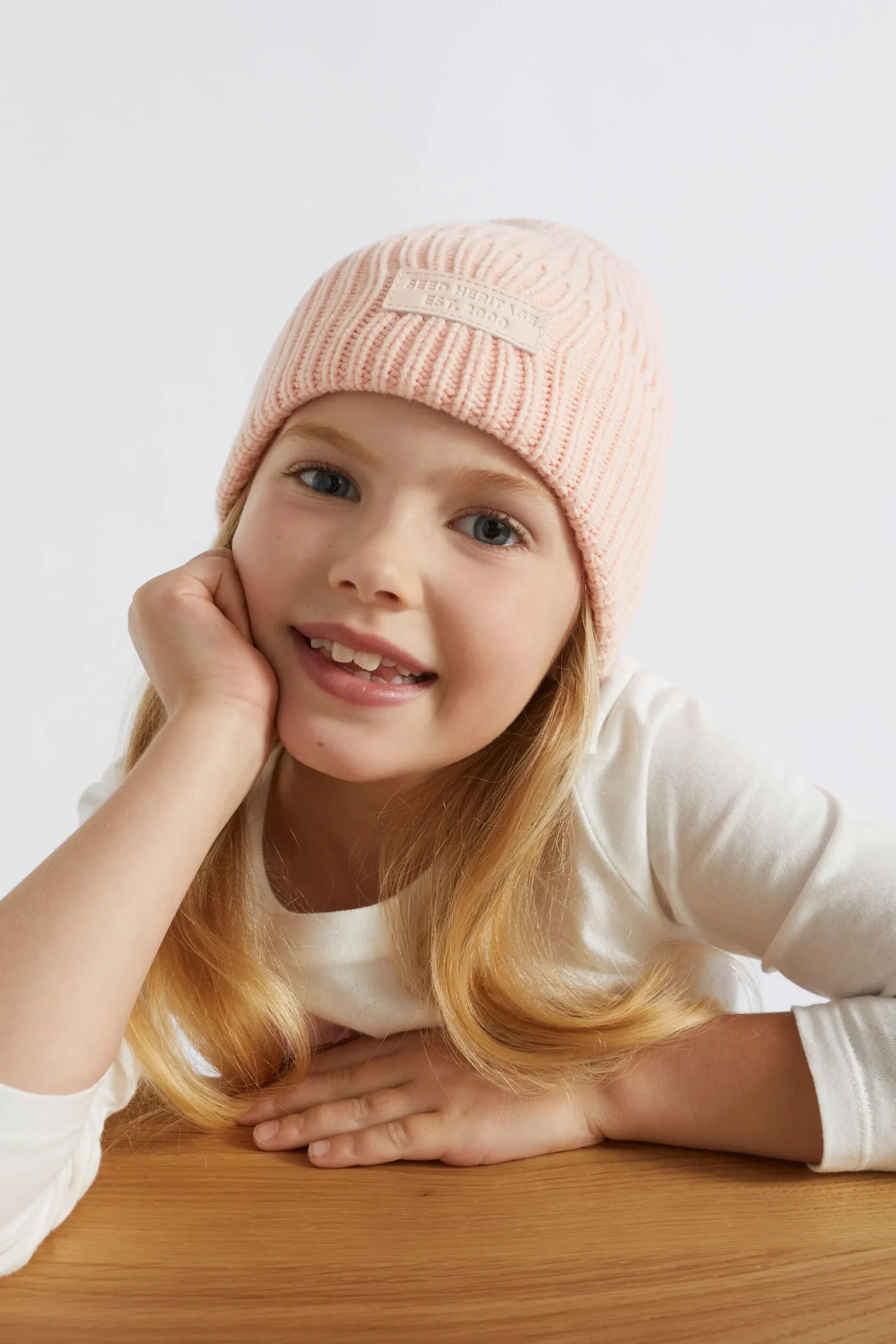 Seed Heritage Hats & Beanies & Caps-Heritage Rib Beanie Dusty Rose
