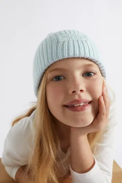 Seed Heritage Hats & Beanies & Caps-Heritage Rib Beanie Ice Blue
