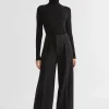 Seed Heritage Pants-High Waist Suit Pant Black