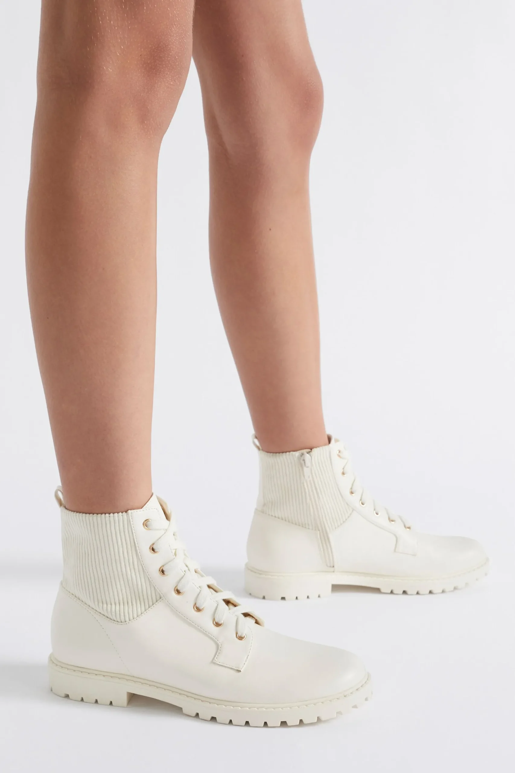 Seed Heritage Boots-Hiking Boot Cream