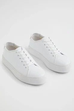 Seed Heritage Sneakers-Holland Leather Sneaker White