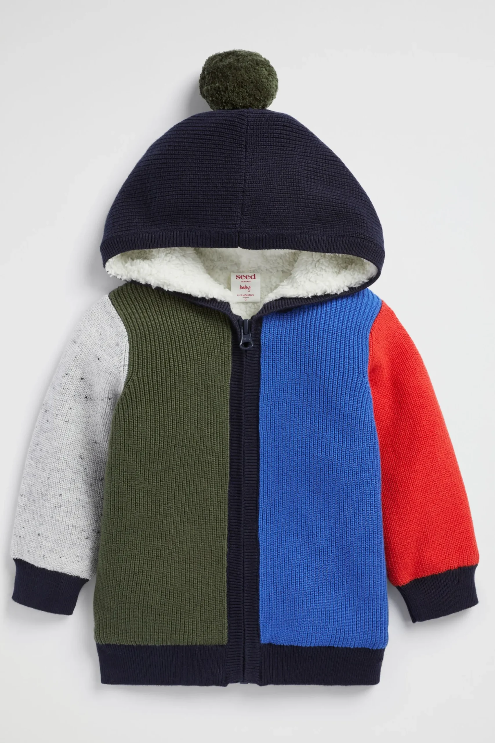 Seed Heritage Jackets & Vests-Hooded Cardigan Multi