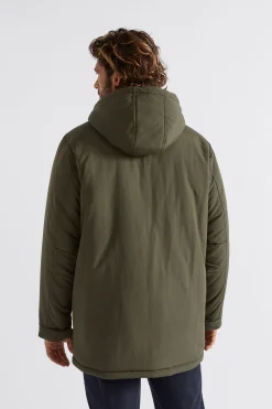 Seed Heritage Jackets & Vests-Hooded Parka Dark Khaki