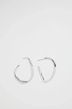 Seed Heritage Jewellery-Hoop Earring Silver