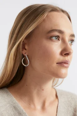 Seed Heritage Jewellery-Hoop Earring Silver