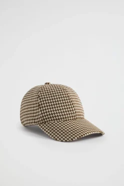 Seed Heritage Hats & Gloves-Houndstooth Cap Hot Chocolate Houndstooth