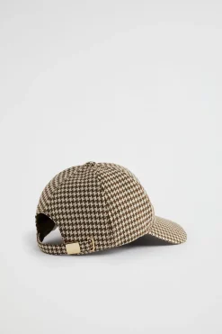 Seed Heritage Hats & Gloves-Houndstooth Cap Hot Chocolate Houndstooth