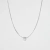 Seed Heritage Jewellery-Ilver Initial Necklace S