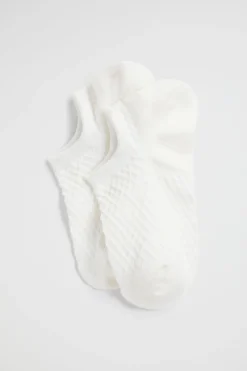 Seed Heritage Socks & Tights-Jacquard Sneaker Sock Cream