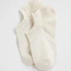 Seed Heritage Socks & Tights-Jacquard Sneaker Sock Oatmeal