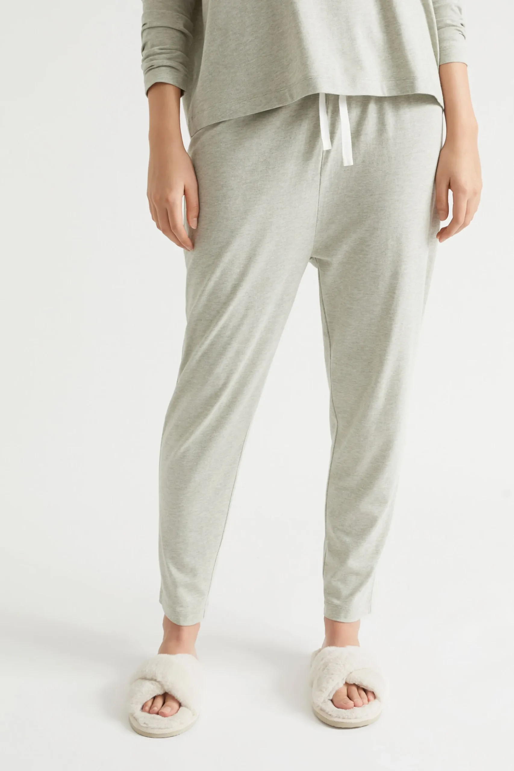 Seed Heritage Sleepwear-Jersey Pyjama Bottom Sage