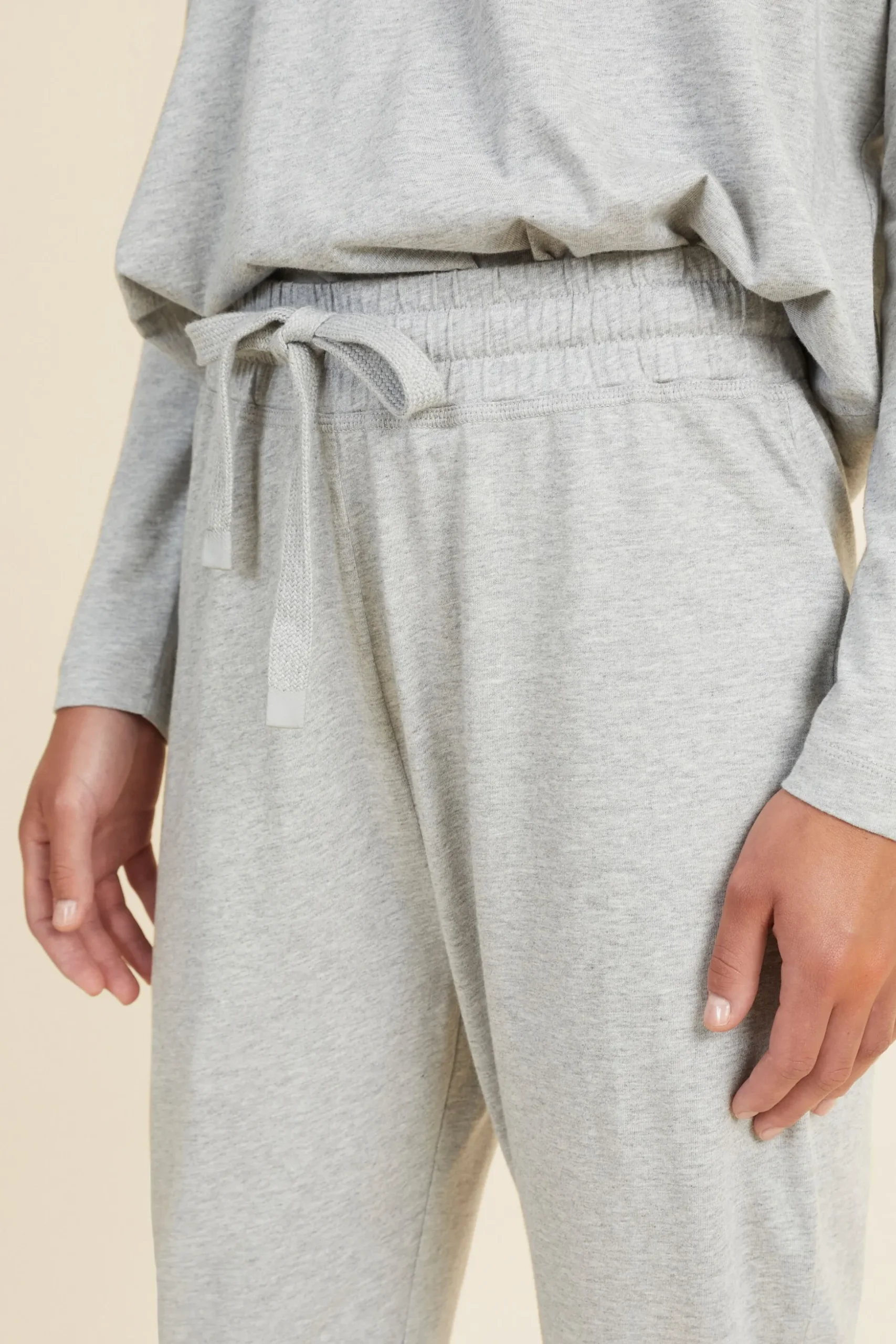 Seed Heritage Bedroom-Jersey Pyjama Bottom Grey Marle