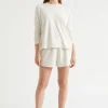 Seed Heritage Sleepwear-Jersey Pyjama Short Oat Marle