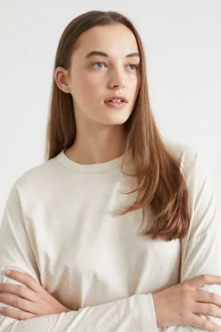 Seed Heritage Sleepwear-Jersey Pyjama Top Oat Marle