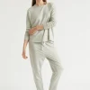 Seed Heritage Sleepwear-Jersey Pyjama Top Sage