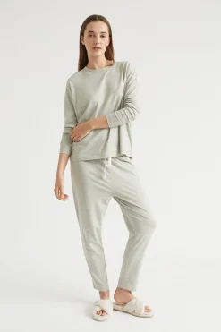 Seed Heritage Sleepwear-Jersey Pyjama Top Sage