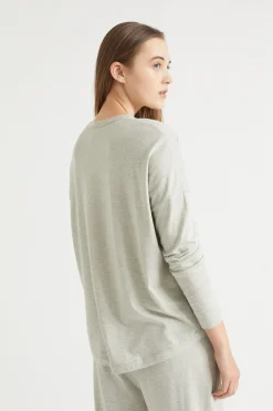 Seed Heritage Sleepwear-Jersey Pyjama Top Sage