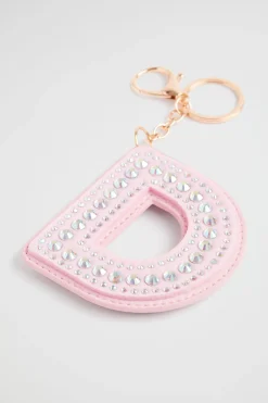 Seed Heritage Keyrings-Jewel Initial Keyring D