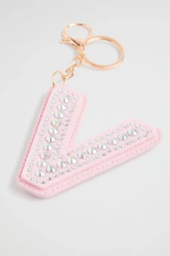 Seed Heritage Keyrings-Jewel Initial Keyring V