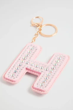 Seed Heritage Keyrings-Jewel Initial Keyring H