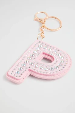 Seed Heritage Keyrings-Jewel Initial Keyring P