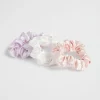 Seed Heritage Hair Accessories-Jewel Satin Scrunchie Trio Multi