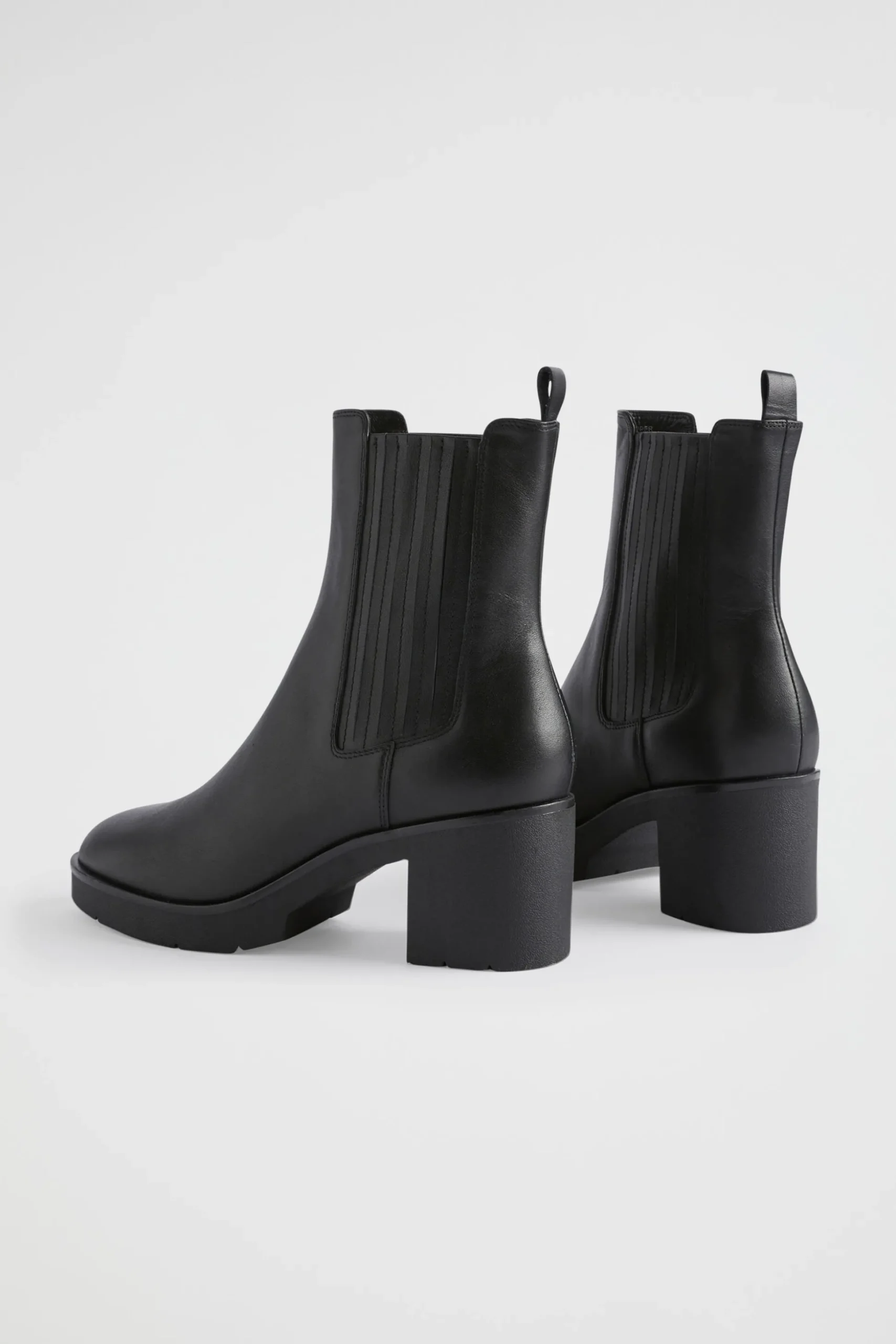 Seed Heritage Heels & Wedges-Julia Mid Heel Boot Black