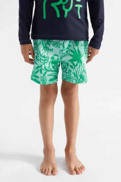 Seed Heritage Swimwear-Jungle Boardshort Cool Aqua