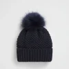 Seed Heritage Beanies-Knit Beanie Midnight Blue