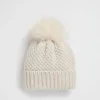 Seed Heritage Beanies-Knit Beanie Oat Marle